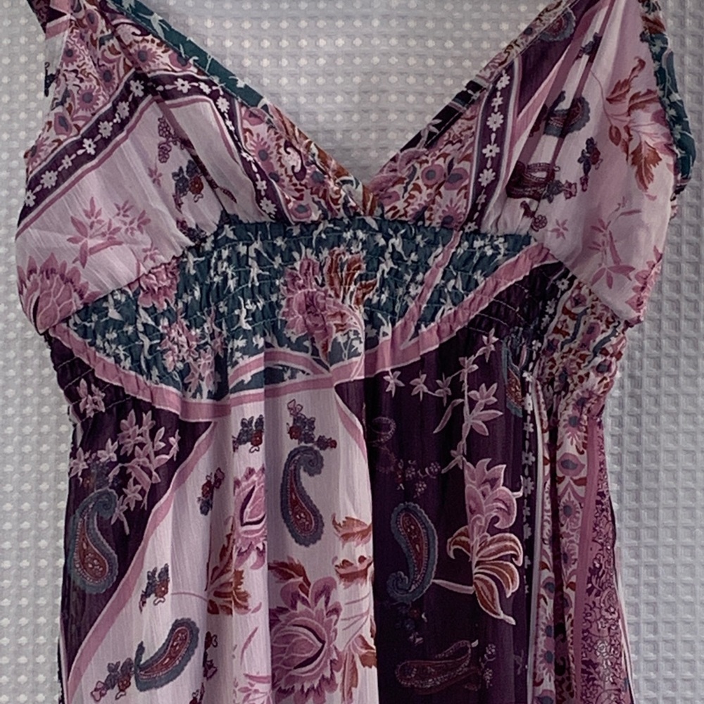 Boho Purple Layered Dress